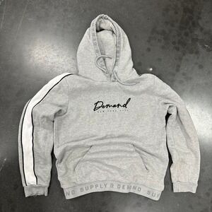 Supply & Demand New York City grey embroidered hoodie